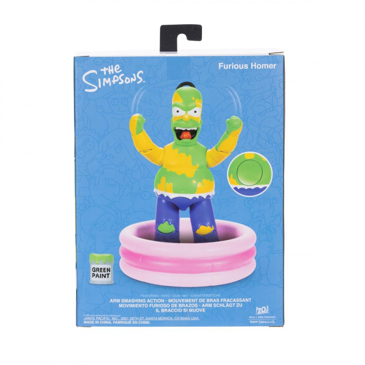 JAKKS Pacific The Simpsons 5 tommers figur Premium Furious Homer