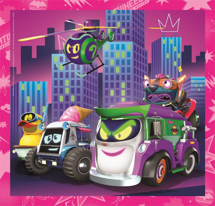 Clementoni 3x48 stk Puslespill for barn Batwheels