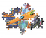 Clementoni 104 stk Puslespill barn Hotwheels