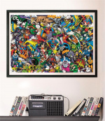 Clementoni 1000 stk CB Collection DC Comics Impossible av høy kvalitet