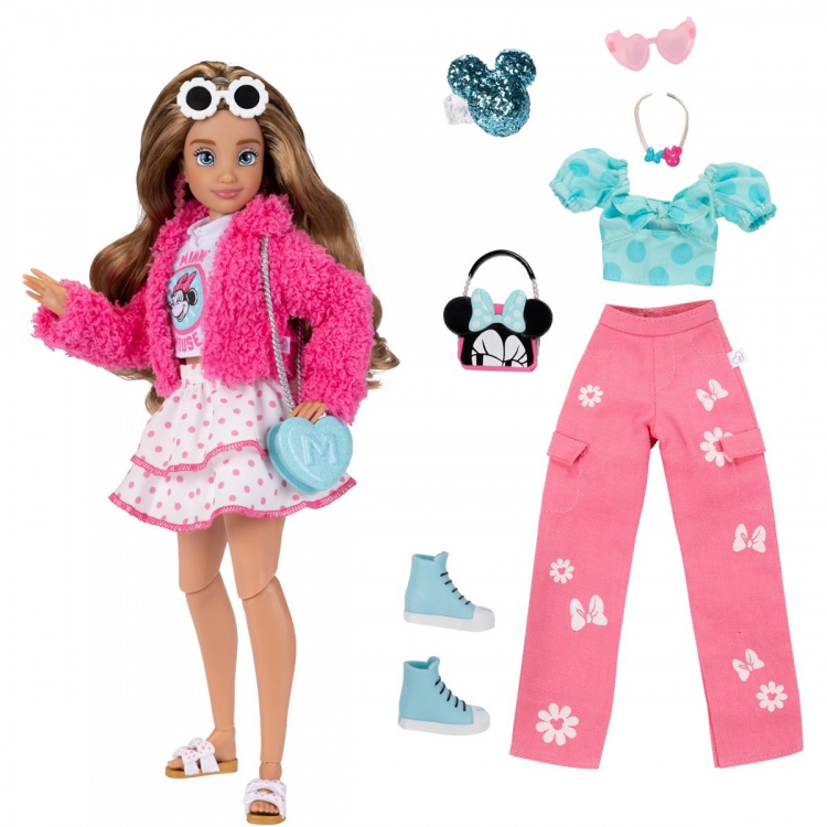 JAKKS Pacific Disney ily 4EVER Fashion Doll med ekstra mote inspirert av Minnie