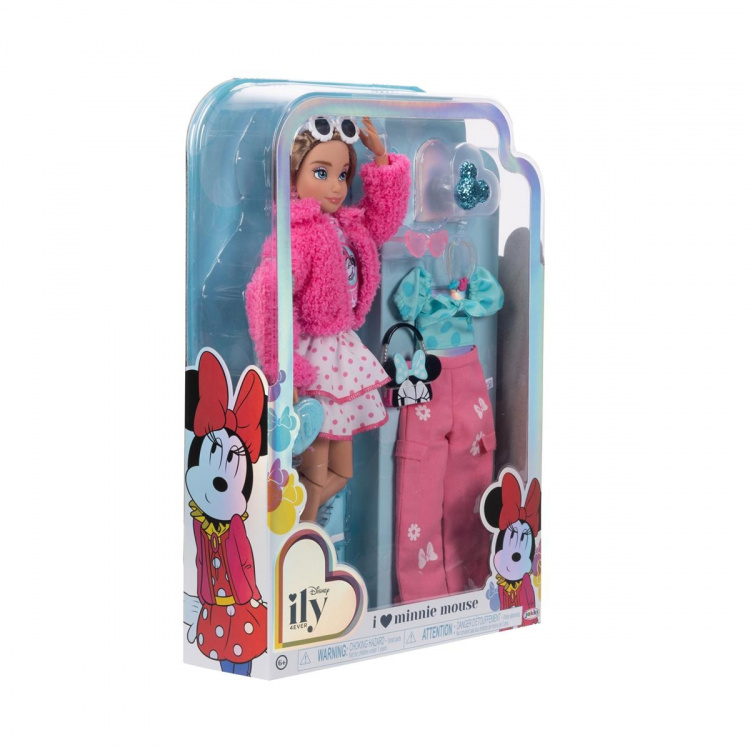 JAKKS Pacific Disney ily 4EVER Fashion Doll med ekstra mote inspirert av Minnie