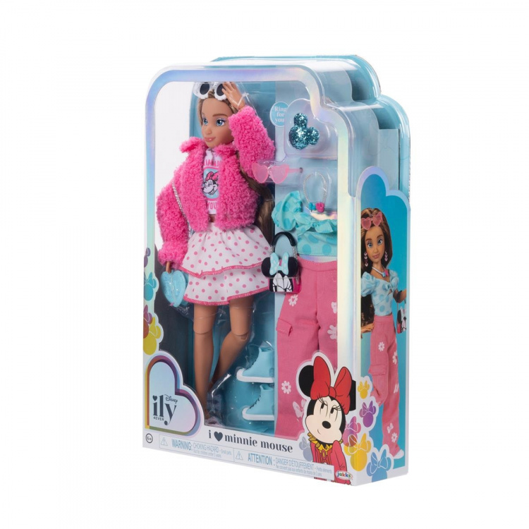 JAKKS Pacific Disney ily 4EVER Fashion Doll med ekstra mote inspirert av Minnie