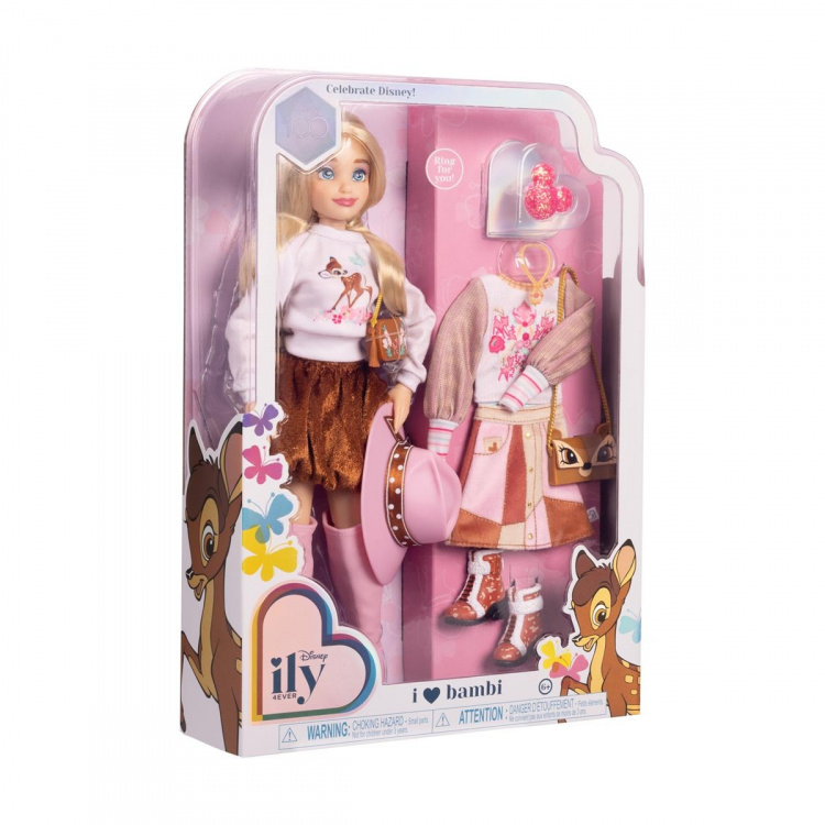 JAKKS Pacific Disney ily 4EVER Fashion Doll med ekstra mote inspirert av Bambi