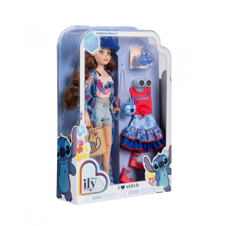 JAKKS Pacific Disney ily 4EVER Fashion Doll med ekstra mote inspirert av Stitch (2023)