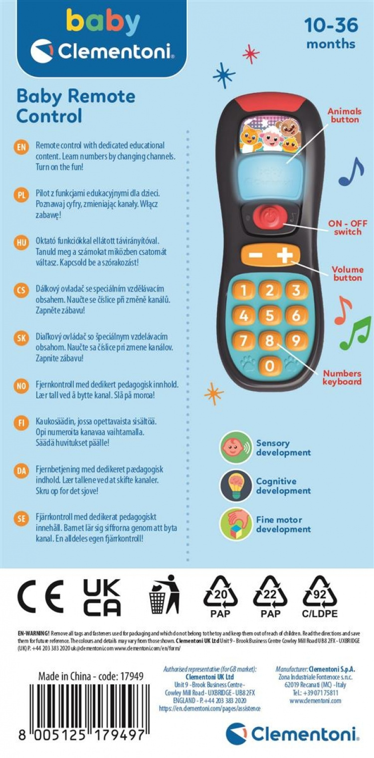 Clementoni Fjernkontroll