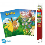 Abysse POKEMON - Sett 2 plakater - Miljøer (52x38)