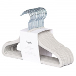 3 Sprouts Velourhenger 15 stk Grå