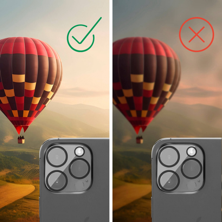 Hama Kamerabeskyttelsesglass iPhone 16/16 Plus Hama Kamerabeskyttelsesglass iPhone 16/16 Plus