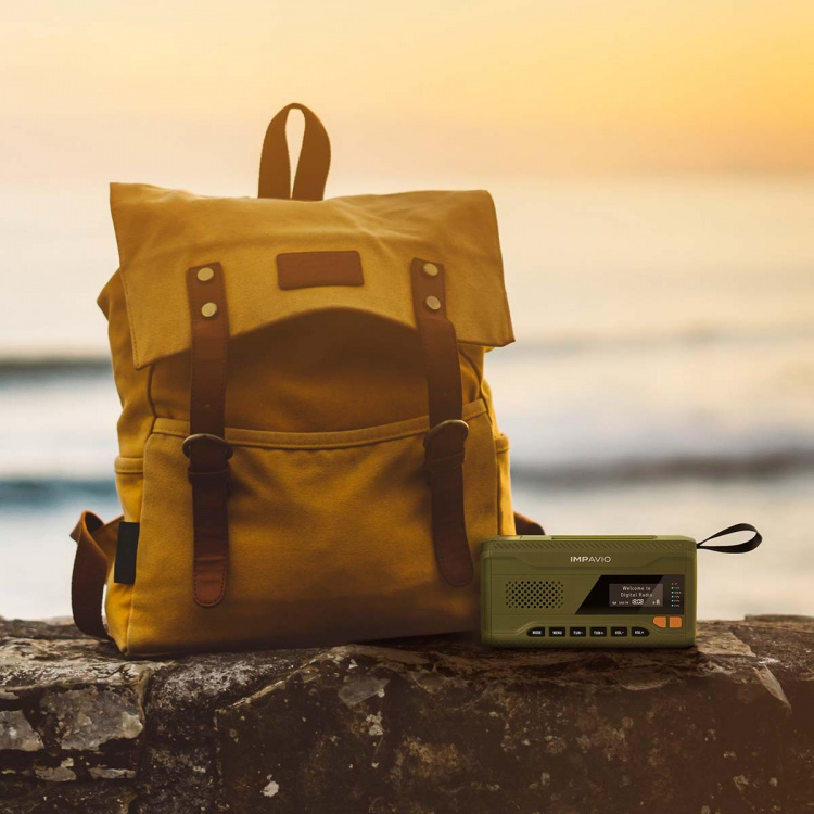 Impavio DAB1 Robust DAB+/FM-radio for utendørs bruk