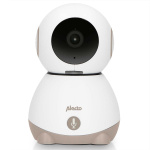 Alecto Wi-Fi-babyvakt med kamera Hvit/Taupe
