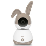 Alecto Wi-Fi-babyvakt med kamera Hvit/Taupe