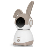 Alecto Wi-Fi-babyvakt med kamera Hvit/Taupe
