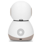 Alecto Wi-Fi-babyvakt med kamera Hvit/Taupe