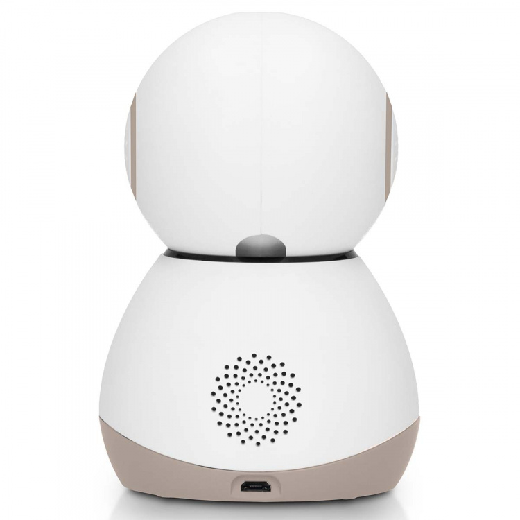 Alecto Wi-Fi-babyvakt med kamera Hvit/Taupe