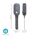 Nedis SmartLife Jordfuktighetsmåler | Bluetooth® | Batteri drevet | IP55 | 0 - 100 % | Android™ / IOS Nedis SmartLife Jordfuktighetsmåler | Bluetooth® | Batteri drevet | IP55 | 0 - 100 % | Android™ / IOS