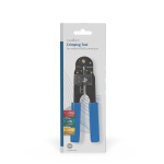 Nedis Crimp pliers | CAT5e / CAT6 / CAT6a | Cutting / Plier / Stripping | ABS / Stål | Blå