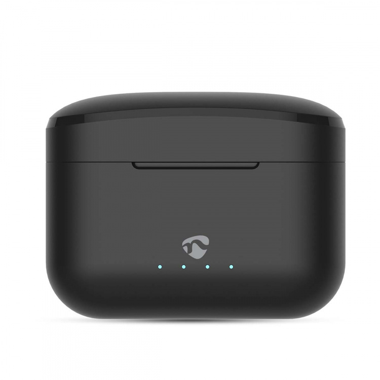 Nedis Fullt Trådløse hodetelefoner | Hybrid (ENC + ANC) | Bluetooth® | Maksimal batteritid: 36 timer | Touch kontroll | Ladeboks | Trådløs ladeetui | Innebygd mikrofon | Stemmestyring | Sort