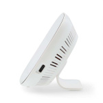Nedis SmartLife luftkvalitetsmonitor | Wi-Fi | Inkludert display | Karbondioksid (CO2) / Luftfuktighet / Temperatur | Android™ / IOS | Hvit / Sort