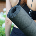 Fitpaddy Yogamatte svart