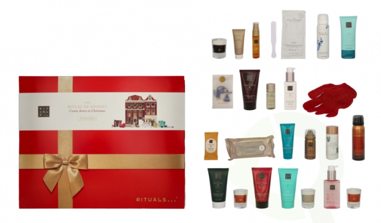 Rituals Rituals The of Advent Classic Adventskalender 2024 - 960 ml, 24 forskjellige elementer