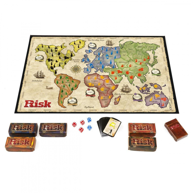 Hasbro Risk - Spillet om strategi, erobring og seier (UK)