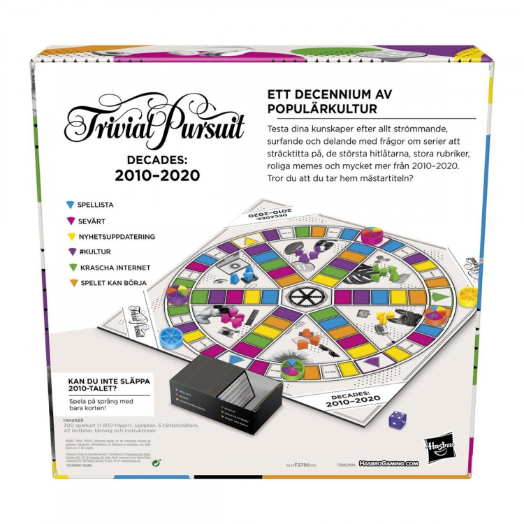 Hasbro Trivial Pursuit Decades: 2010-2020 (SE) Hasbro Trivial Pursuit Decades: 2010-2020 (SE)