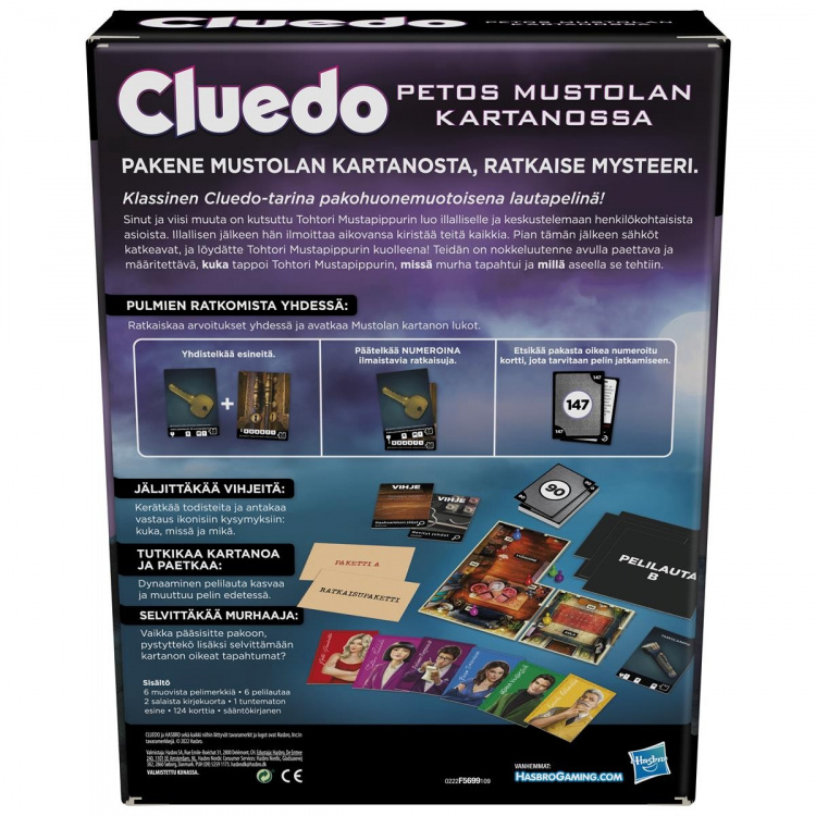 Hasbro Cluedo Unnslippe forræderi på Tudor Mansion (FI) Hasbro Cluedo Unnslippe forræderi på Tudor Mansion (FI)