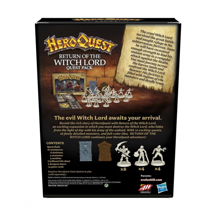 Hasbro HeroQuest Expansion Return of Witchlord (EN) Hasbro HeroQuest Expansion Return of Witchlord (EN)