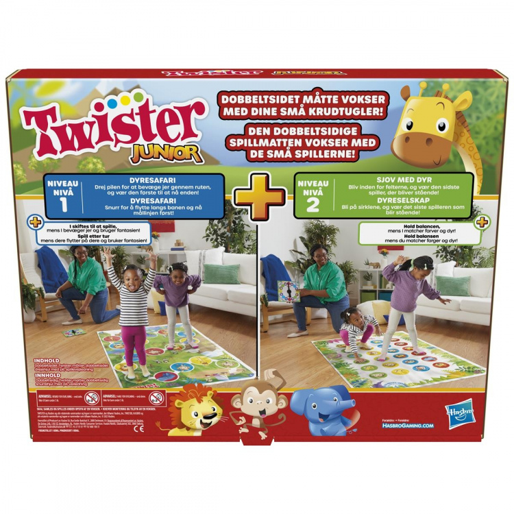 Hasbro Twister Junior 2 spill i 1 (DK/NO)