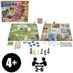 Hasbro Cluedo Junior 2 spill i 1 (DK/NO) Hasbro Cluedo Junior 2 spill i 1 (DK/NO)