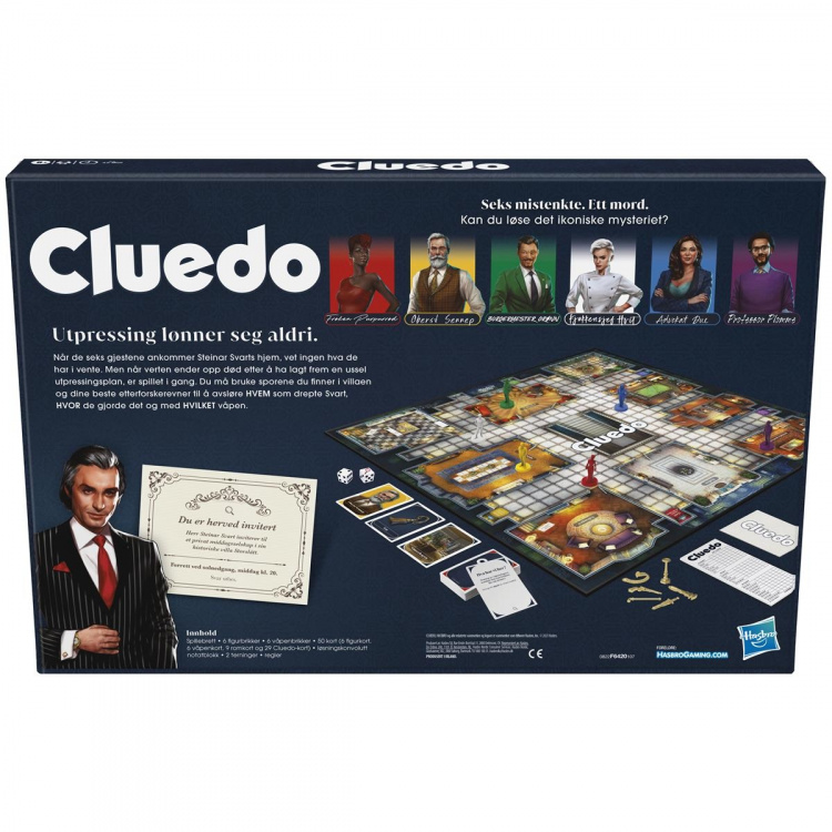 Hasbro Cluedo Classic (NO) Hasbro Cluedo Classic (NO)