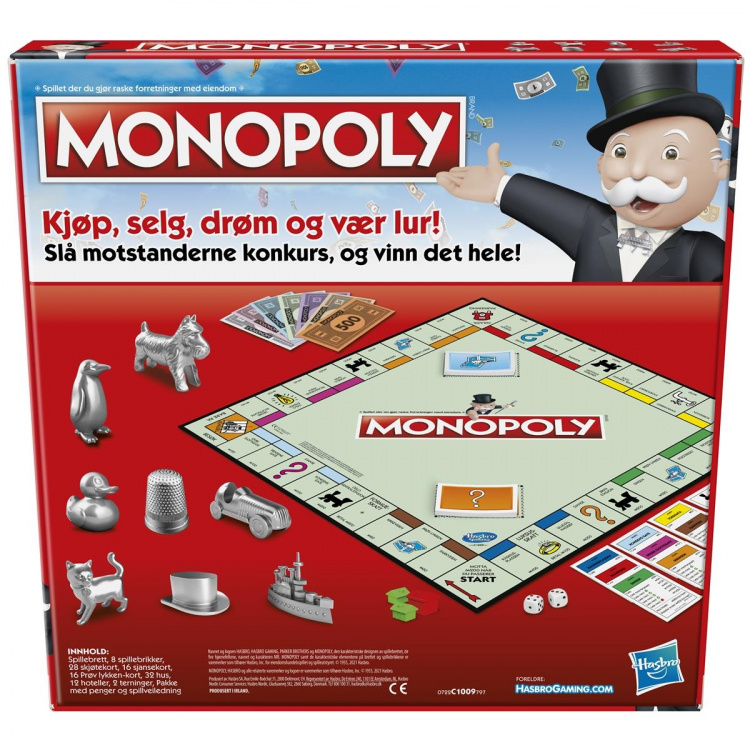 Hasbro Monopol Classic (NO) Hasbro Monopol Classic (NO)