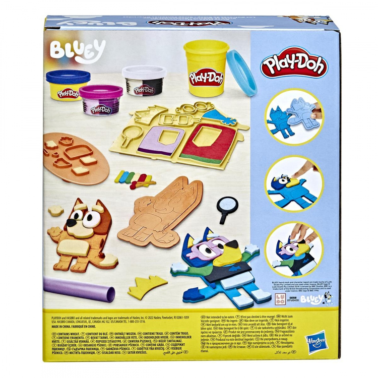 Hasbro Play-Doh Bluey Make \'n Mash-kostymer lekesett
