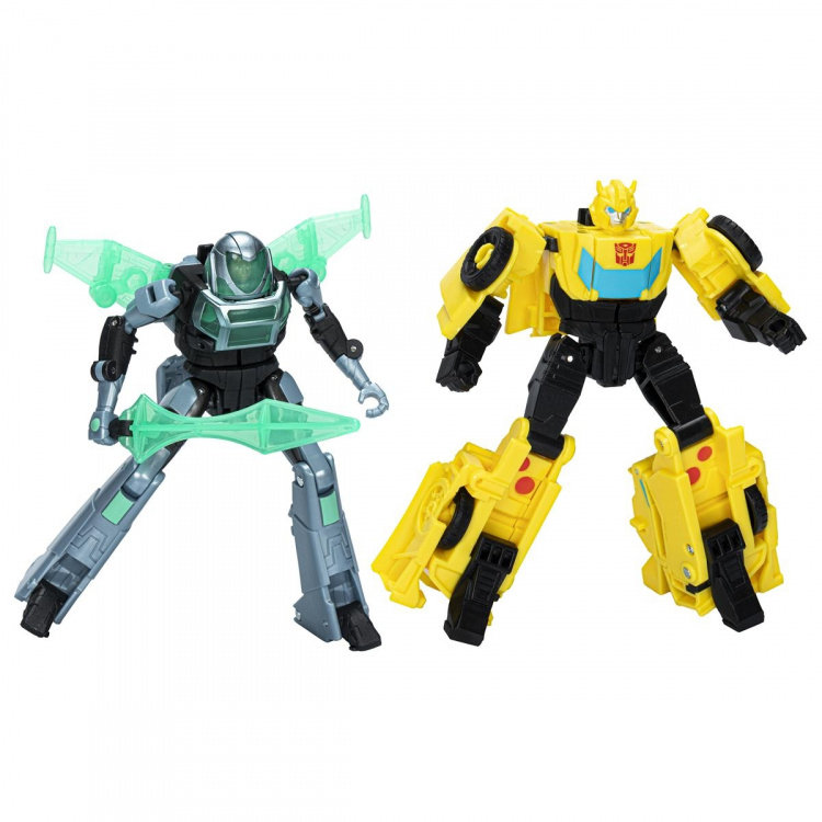 Transformers EarthSpark Cyber Combiner (Bumblebee og Mo Malto)