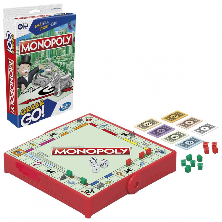 Hasbro Grab & Go Monopoly (SE/FI) Hasbro Grab & Go Monopoly (SE/FI)