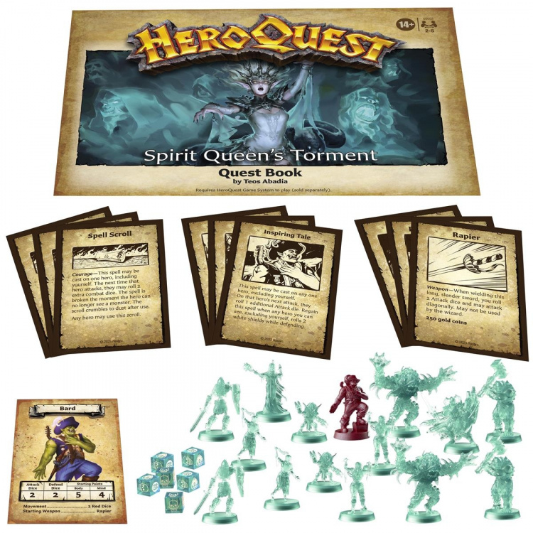 Hasbro HeroQuest-utvidelsen Spirit Queens Torment Quest Pack (EN) Hasbro HeroQuest-utvidelsen Spirit Queens Torment Quest Pack (EN)