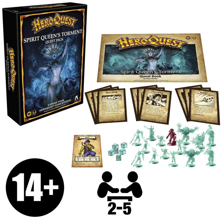 Hasbro HeroQuest-utvidelsen Spirit Queens Torment Quest Pack (EN) Hasbro HeroQuest-utvidelsen Spirit Queens Torment Quest Pack (EN)
