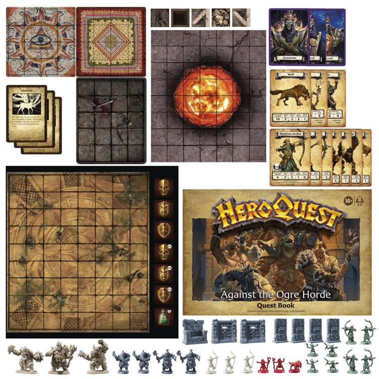 Hasbro HeroQuest Expansion Ogre Horde Quest Pack (EN) Hasbro HeroQuest Expansion Ogre Horde Quest Pack (EN)