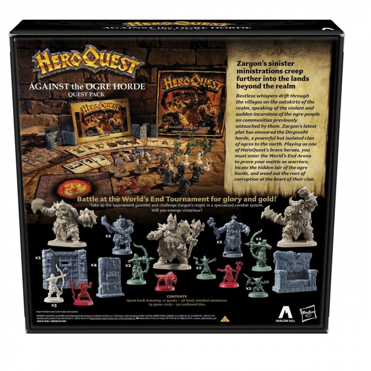 Hasbro HeroQuest Expansion Ogre Horde Quest Pack (EN) Hasbro HeroQuest Expansion Ogre Horde Quest Pack (EN)