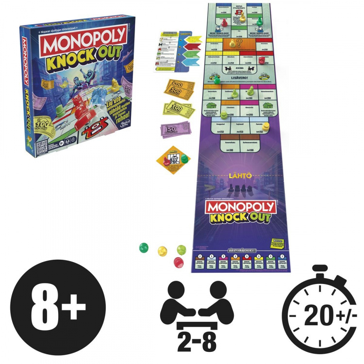 Hasbro Monopol Knockout (FI) Hasbro Monopol Knockout (FI)