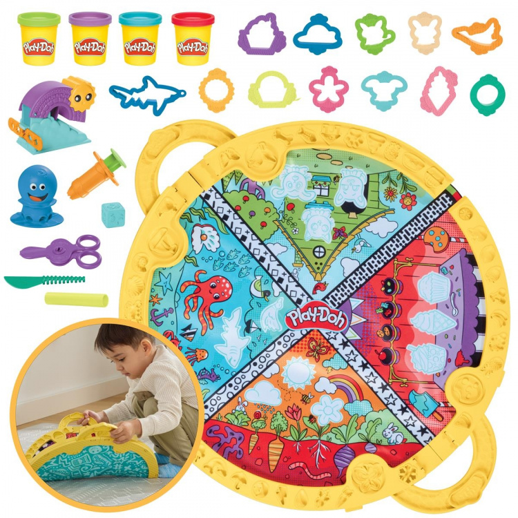 Play-Doh Starters lekesett Fold and Go Playmat
