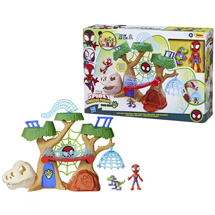 Spidey og hans fantastiske venner-lekesett Dino Webs Treehouse