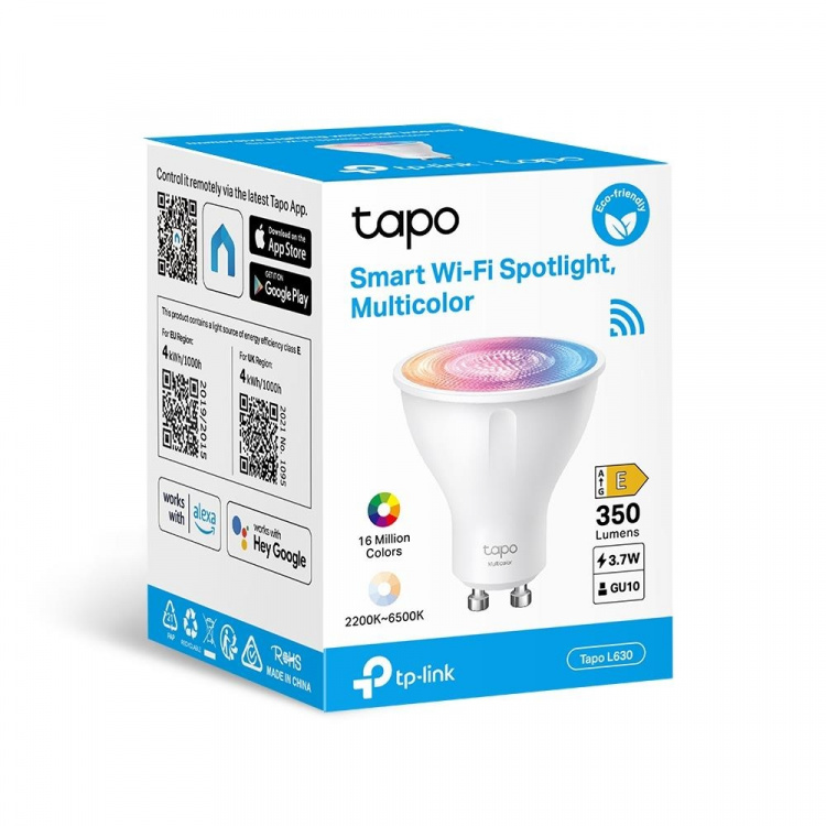 TP-Link Tapo Smart Wi-Fi-spotlight, flerfarget /Tapo L630