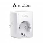 TP-Link Tapo Mini Smart Wi-Fi-kontakt, energiovervåking, Matter /Tapo P110M