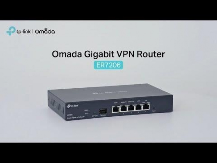 TP-Link SafeStream Omada Gigabit VPN-ruter /ER7206 (TL-ER7206)