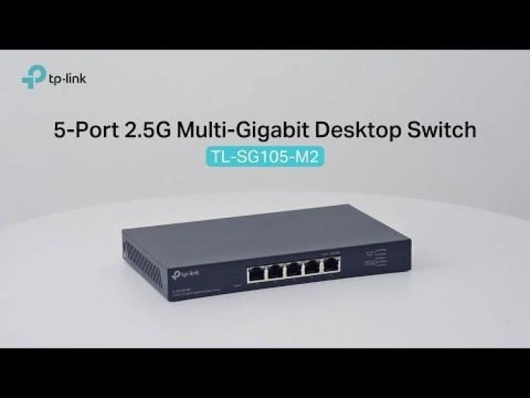 TP-Link 5-porters 2,5G multigigabit-skrivebordsbryter med 2,5 G TP-Link 5-porters 2,5G multigigabit-skrivebordsbryter med 2,5 G