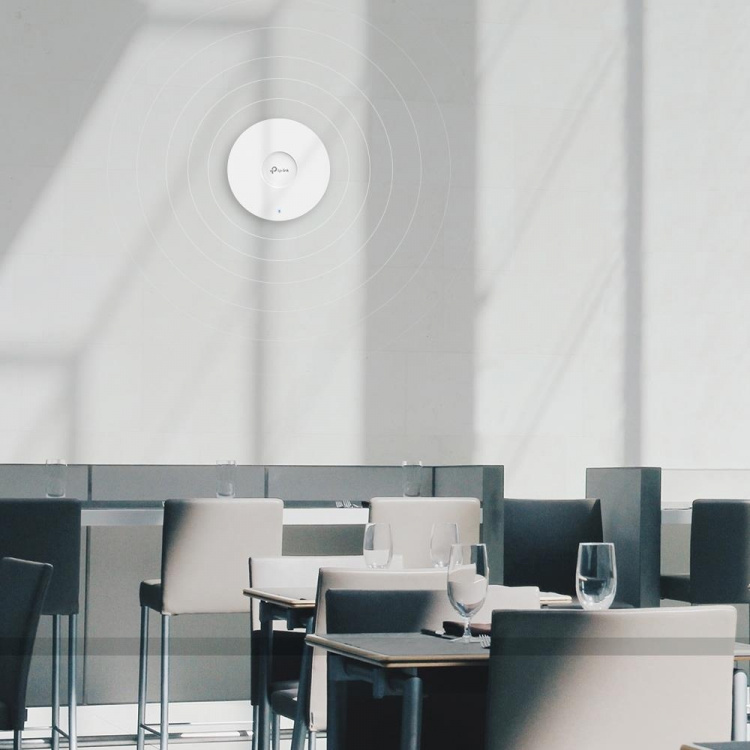 TP-Link AX3000 trådløst takmontert Wi-Fi 6-tilgangspunkt med to bånd /EAP650