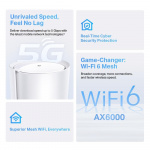 TP-Link Deco X80 AX6000 5G Wi-Fi 6-gateway for hele hjemmet