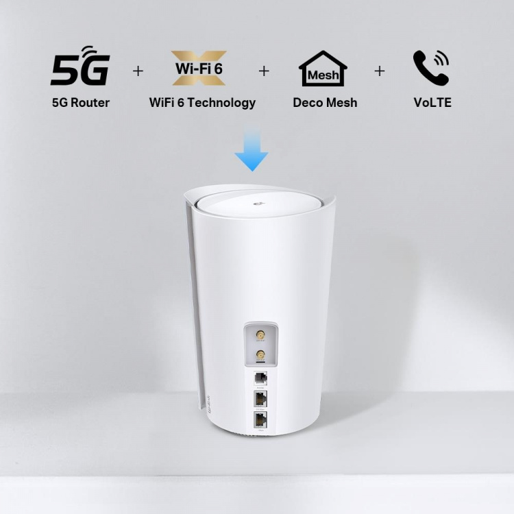 TP-Link Deco X80 AX6000 5G Wi-Fi 6-gateway for hele hjemmet